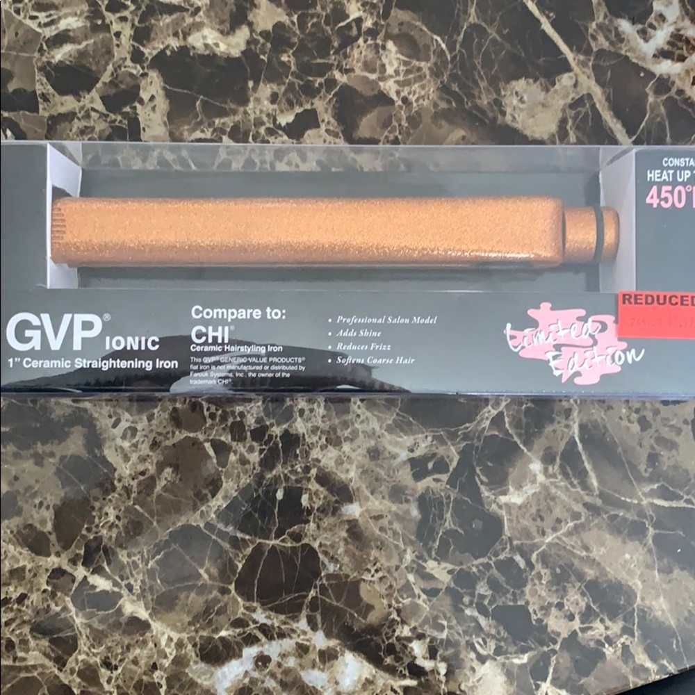 GVP 1” ceramic Straightener Iron